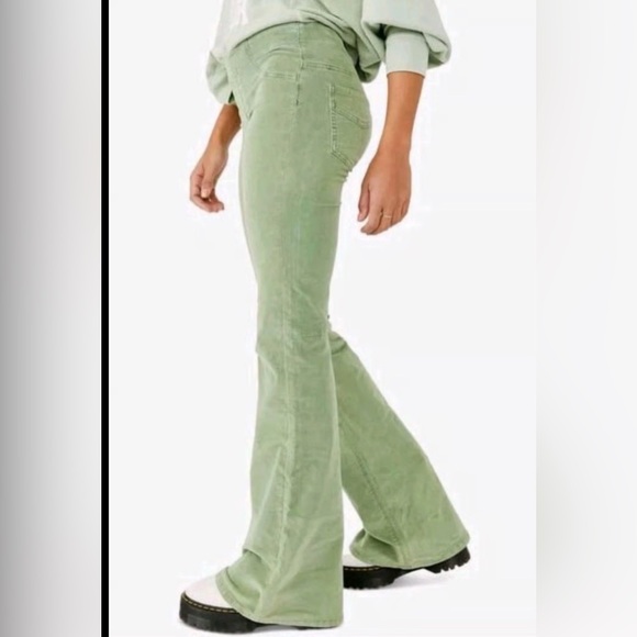 We The Free Flare Penny Corduroy Jean Pants Woman Size 28 - Picture 12 of 12